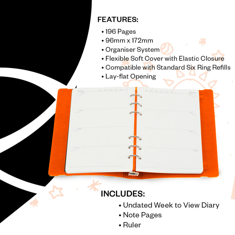 Lit Undated Week to View Organiser