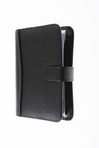 Balmoral (Premium Leather) - Personal Week-to-View Undated Organiser - Black