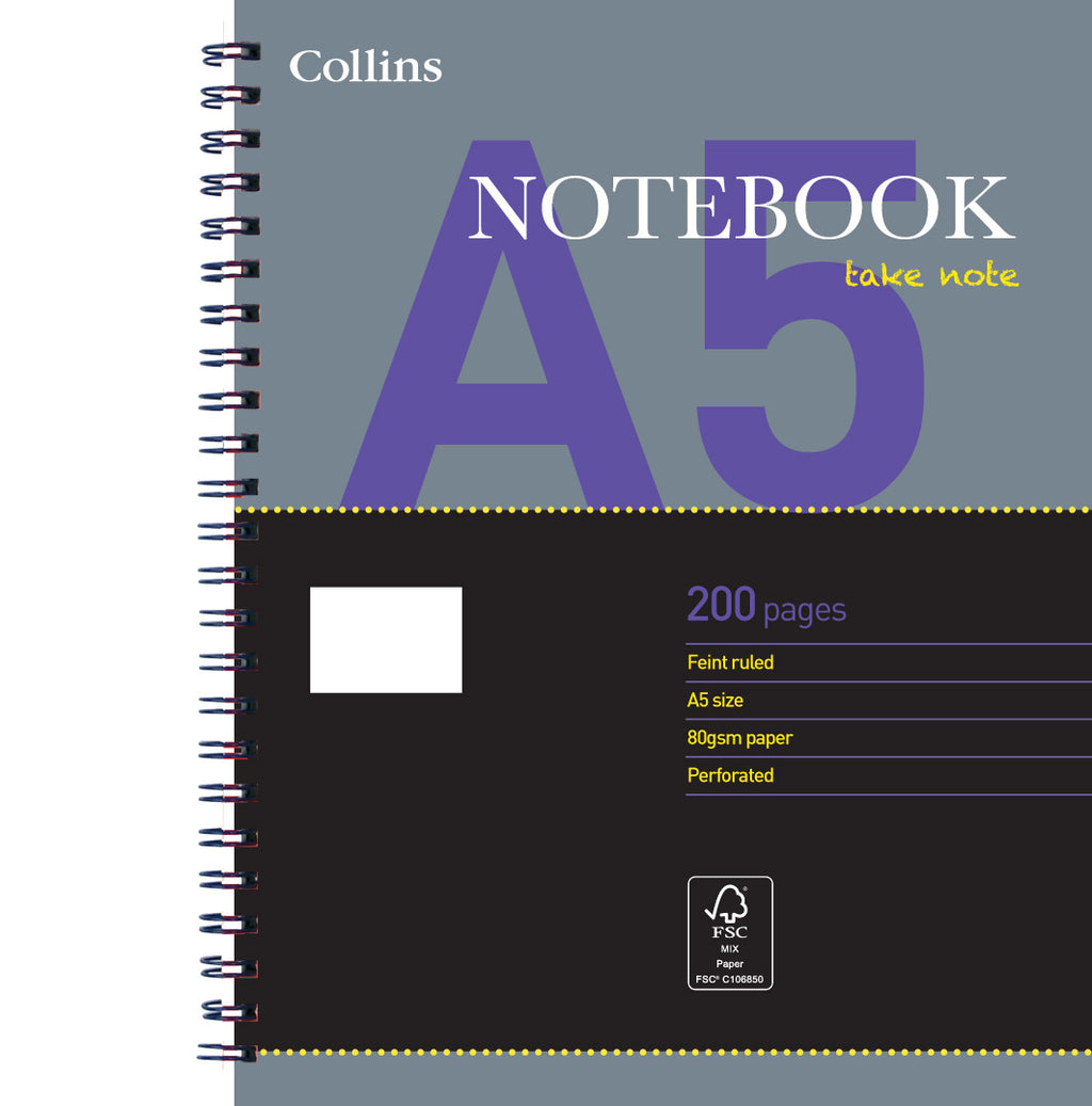 468ED - Collins Essential A5 Jotta 100 Sheets - A5 Ruled – Collins ...