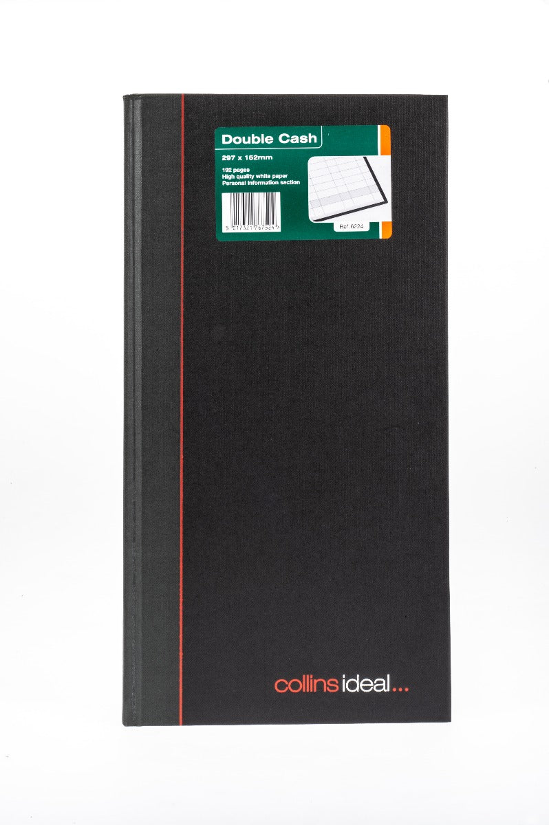Collins 6224 Ideal Case Bound Double Cash Book 192 Pages Collins 6224 Ideal Case Bound Double Cash Book 192 Pages