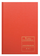 Cathedral -  Accounts Book 10 Cash Columns  - Red (69/10.1)