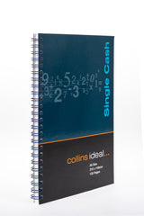 Ideal - A5 Cashbook Wiro Single Cash - 120 Pages  - Blue (761)