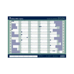 Collins Colplan - 2024 A1 Yearly Wall Calendar Planner (CWC9-24)