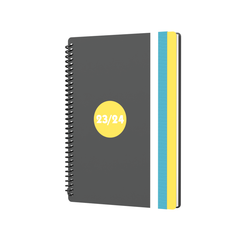 Delta - A5 Week To View Mid Year Academic 2023-24 Diary (FP53M-2324)