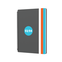 Delta - A6 Week to View Mid Year Academic 2023-24 Diary (FP63M-2324)