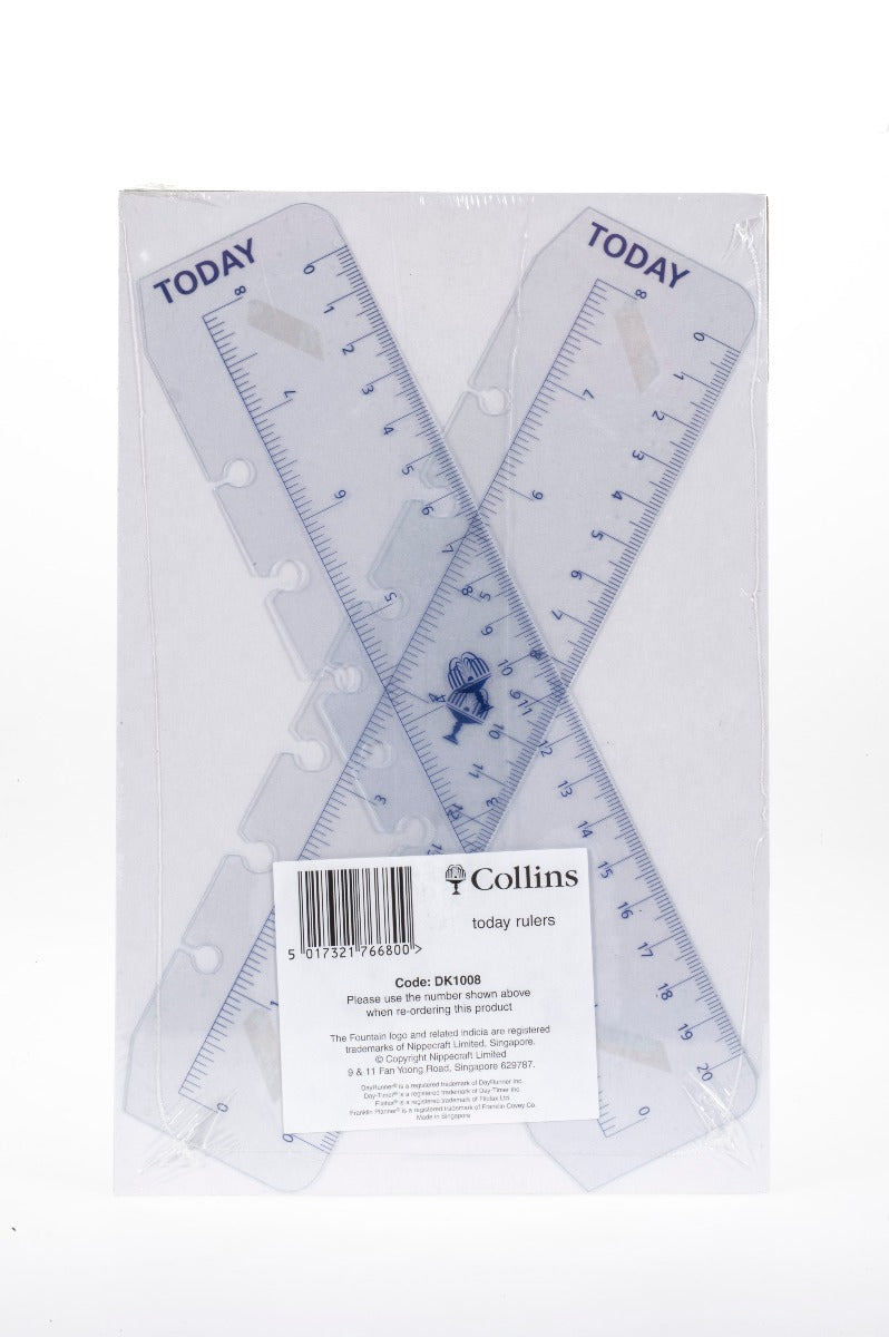 DK1008 - Collins Desk Organiser - Ruler Pack (2) Refill Pack – Collins ...