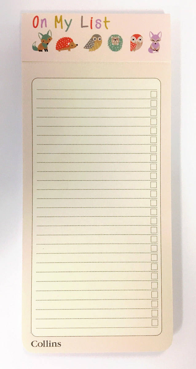 Woodland  -  Magnetic To Do List Pad Slim (DPTDSL-WL)
